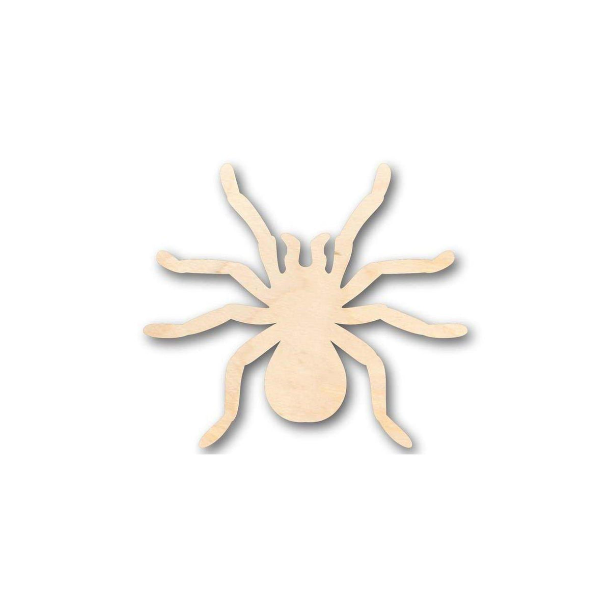Unfinished Wood Tarantula Shape - Insect - Animal - Wildlife - Craft - up to 46