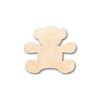 Unfinished Wood Teddy Bear Shape - Craft - up to 46" DIY - 3" / 1/8"