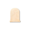 Unfinished Wood Tombstone Shape - Graveyard - Halloween - Craft - up to 46" DIY - 3" / 1/8"