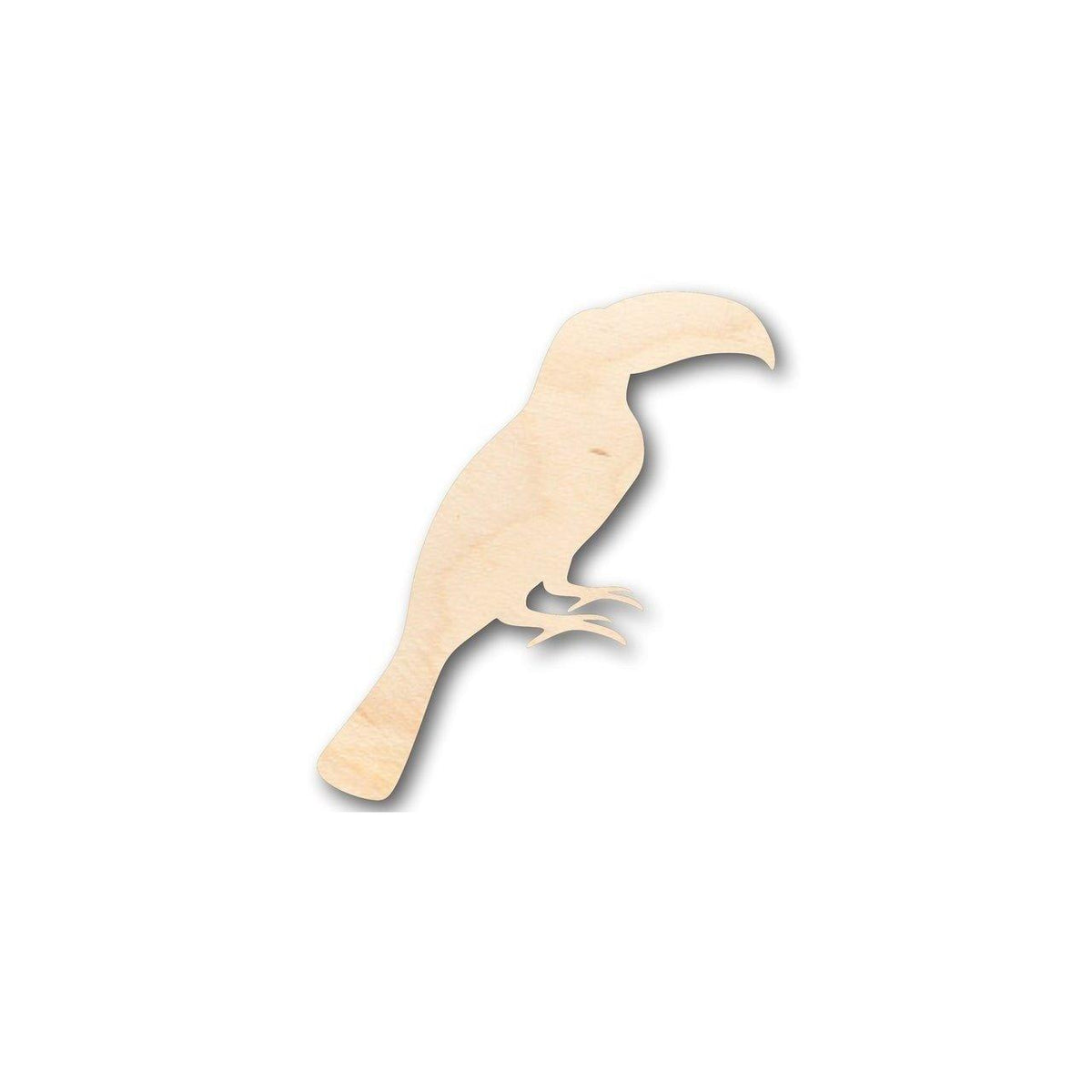 Unfinished Wood Toucan Shape - Animal - Wildlife - Pet - Craft - up to 46