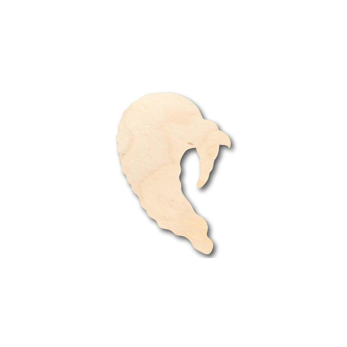 Unfinished Wood Turkey Head Shape - Thanksgiving - Bird - Animal - Craft - up to 46