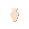 Unfinished Wood Vase Shape - Craft- up to 46" DIY - 3" / 1/8"