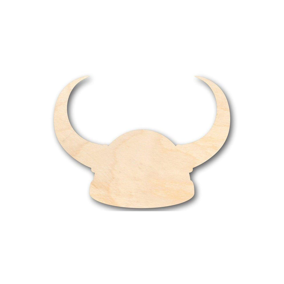 Unfinished Wood Viking Hat Shape - Football - History - Craft - up to 46