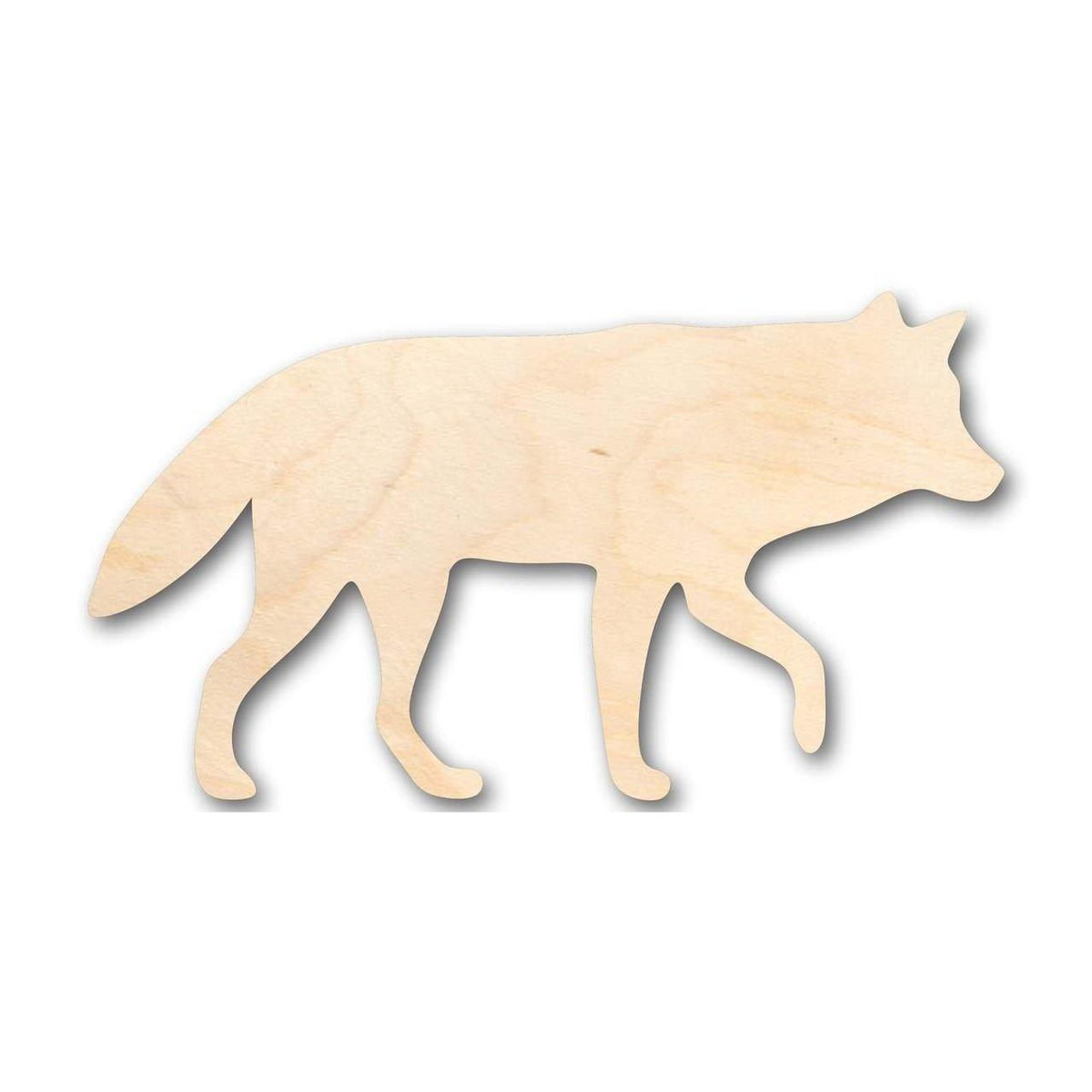 Unfinished Wood Wolf Shape - Animal - Wildlife - Craft - up to 46