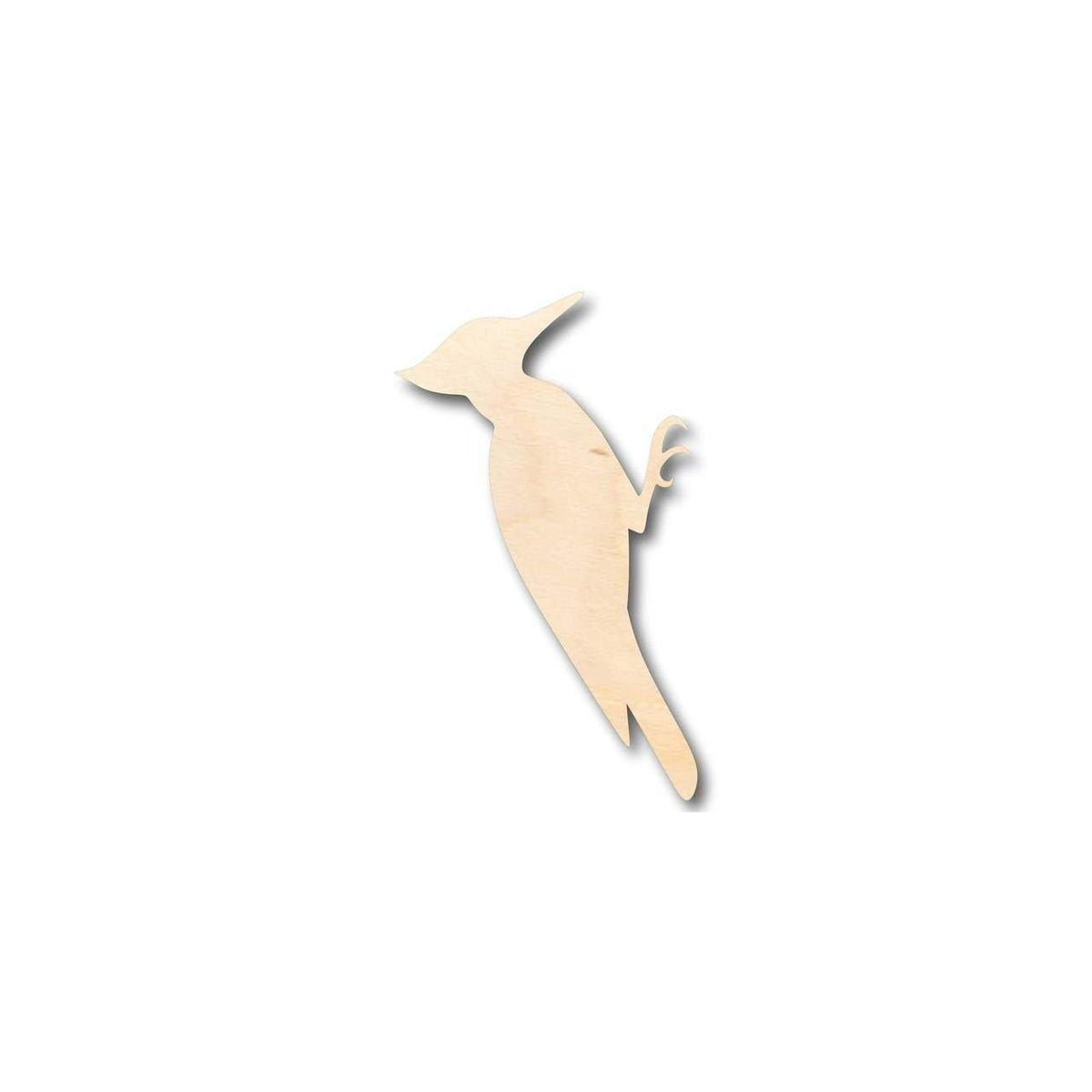 Unfinished Wood Woodpecker Shape - Animal - Wildlife - Craft - up to 46