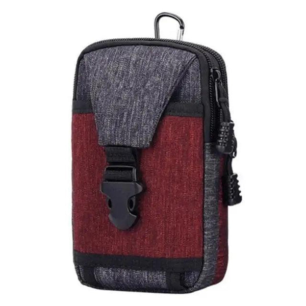 Unique Cross Body Shoulder Bag  Classic Texture Creative Delicate Design  PU Leather Fanny Waist Bag Elegant  Mobile Phone Belt Bum Pouch