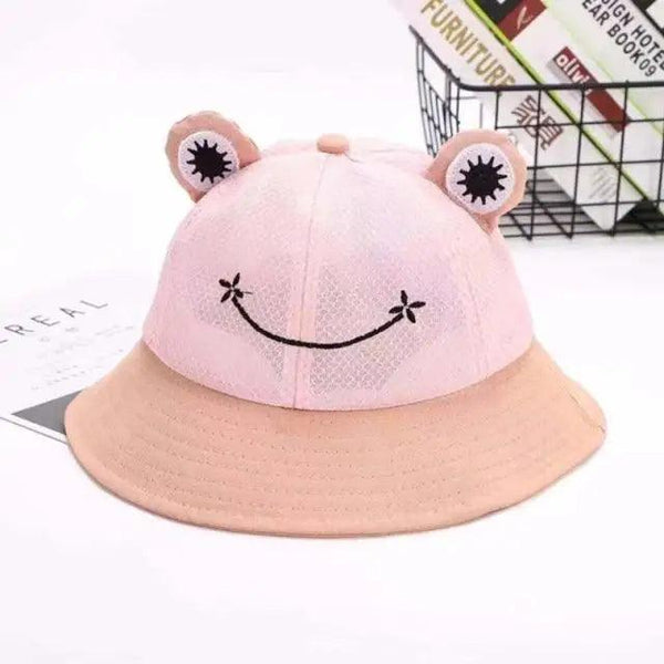 Unique Design Frog Bucket Hat for Women Summer Autumn Plain Female Panama Outdoor Hiking Beach Fishing Cap Sunscreen Woman Sunhat
