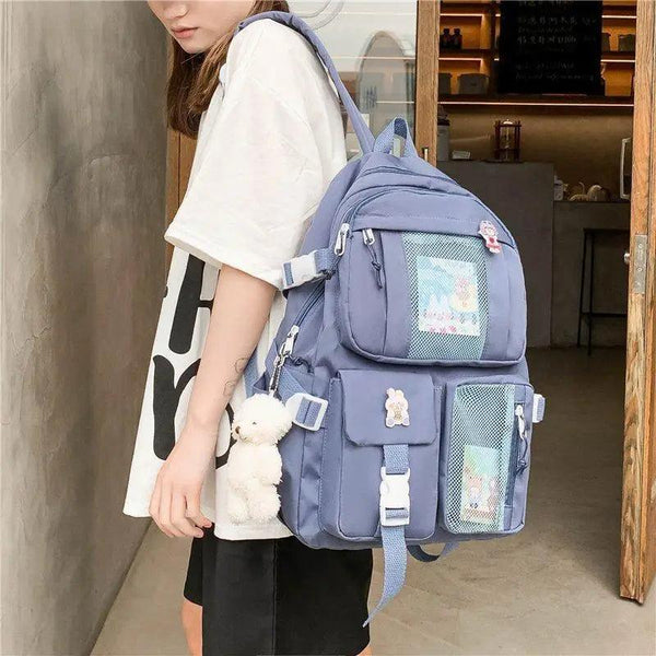 Unique Design Large Capacity With Multi-pocket Backpack For Women And Girls Waterproof College/School/Treval Bags