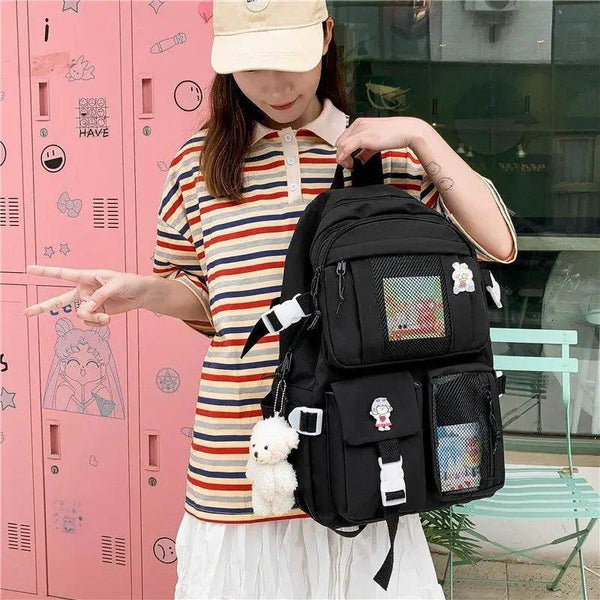 Unique Design Large Capacity With Multi-pocket Backpack For Women And Girls Waterproof College/School/Treval Bags