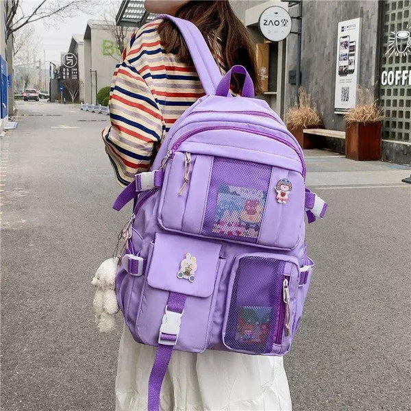 Unique Design Large Capacity With Multi-pocket Backpack For Women And Girls Waterproof College/School/Treval Bags