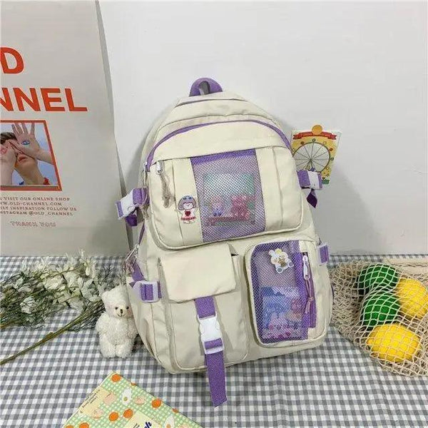 Unique Design Large Capacity With Multi-pocket Backpack For Women And Girls Waterproof College/School/Treval Bags