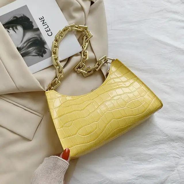 Unique Design Luxury  Pattern Zipper Handbags With Stylish Texture Simple and Small Square Bags for Women