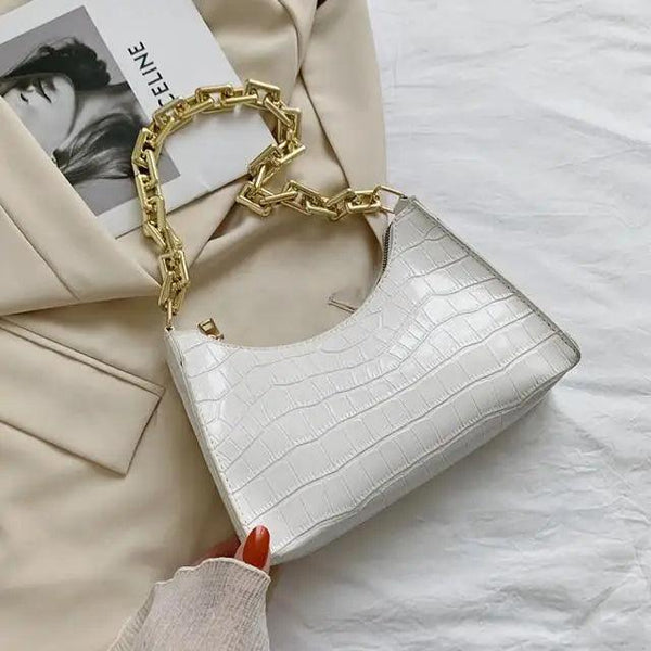Unique Design Luxury  Pattern Zipper Handbags With Stylish Texture Simple and Small Square Bags for Women