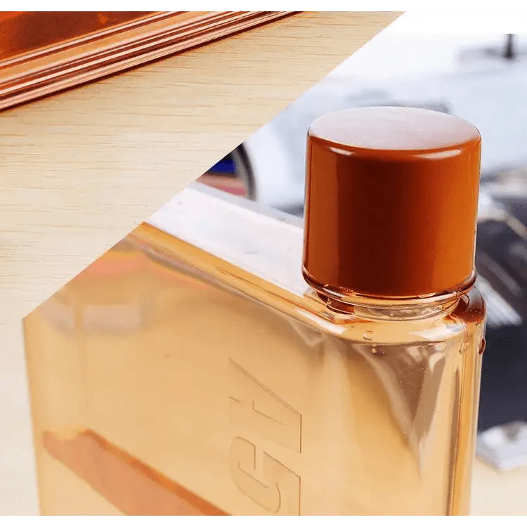 Unique Design Portable Book Paper Cup Botlte Flat Water Bottle Clear Paper Pad Water Bottle Flat Drinks Kettle Notebook Drink Bottle for Water