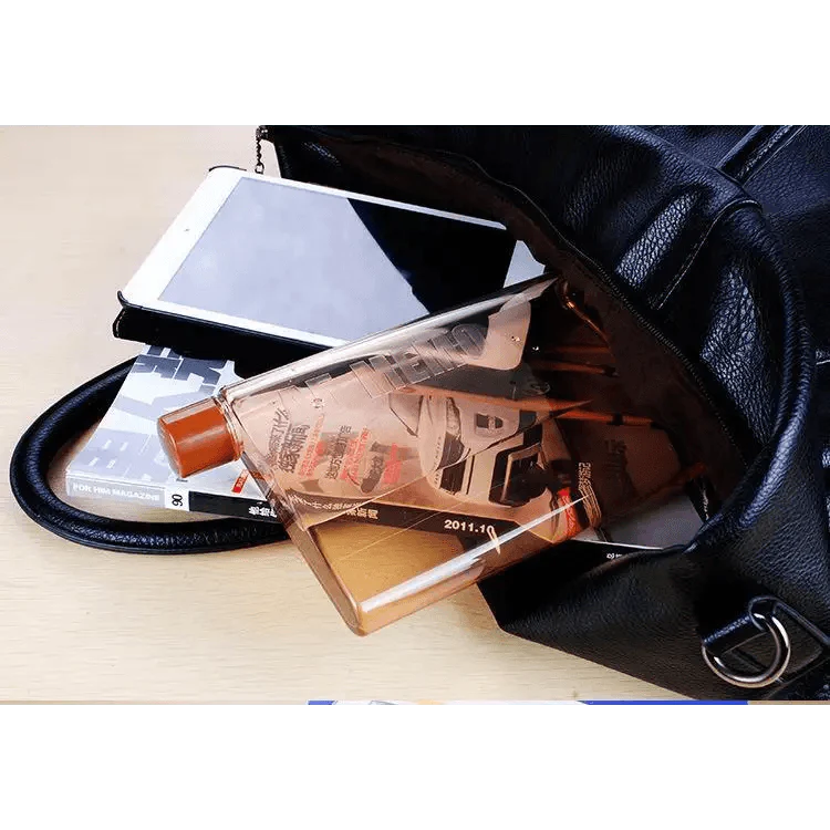 Unique Design Portable Book Paper Cup Botlte Flat Water Bottle Clear Paper Pad Water Bottle Flat Drinks Kettle Notebook Drink Bottle for Water