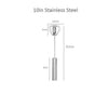Unique Design Semi-automatic Egg Beater 304 Stainless Steel Egg Whisk Manual Hand Mixer Self Turning Egg Stirrer Kitchen Accessories Egg Tools - 10in Stainless Steel