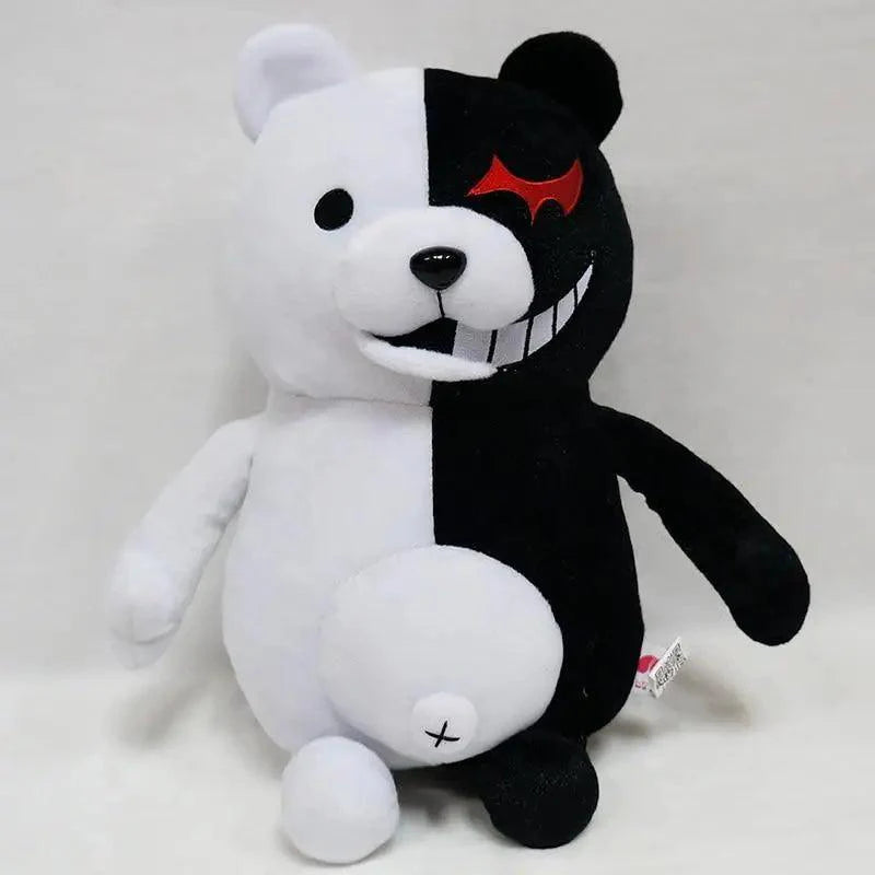 Unique Design Super Danganronpa 2 Monokuma Black & White Bear Plush Toy Soft Stuffed Animal Dolls Birthday Gift for Children