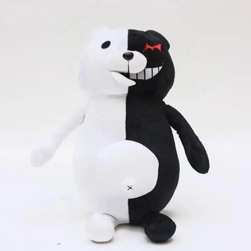 Unique Design Super Danganronpa 2 Monokuma Black & White Bear Plush Toy Soft Stuffed Animal Dolls Birthday Gift for Children