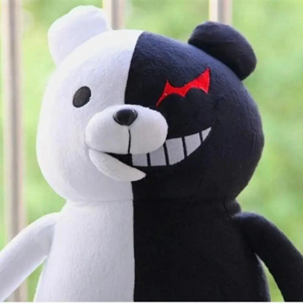 Unique Design Super Danganronpa 2 Monokuma Black & White Bear Plush Toy Soft Stuffed Animal Dolls Birthday Gift for Children