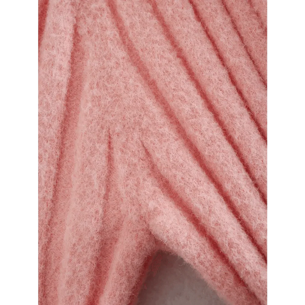 Unique Design Women's Sweater Solid Cross V-Neck Lace Up Bow Jumpers Long Sleeve Cardigan Female Spring Knitted Coat