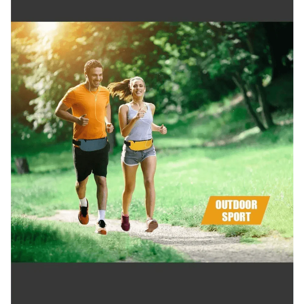 Unique  Running Fanny Pack Sports Belt Bag Stylish Ultra Light Bounce Free Waist Pouch Bag Fitness Workout Belt Sport Waist Pack
