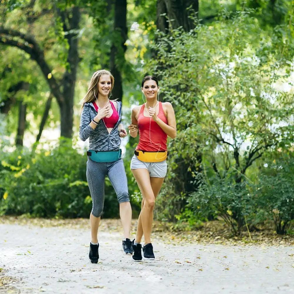 Unique  Running Fanny Pack Sports Belt Bag Stylish Ultra Light Bounce Free Waist Pouch Bag Fitness Workout Belt Sport Waist Pack