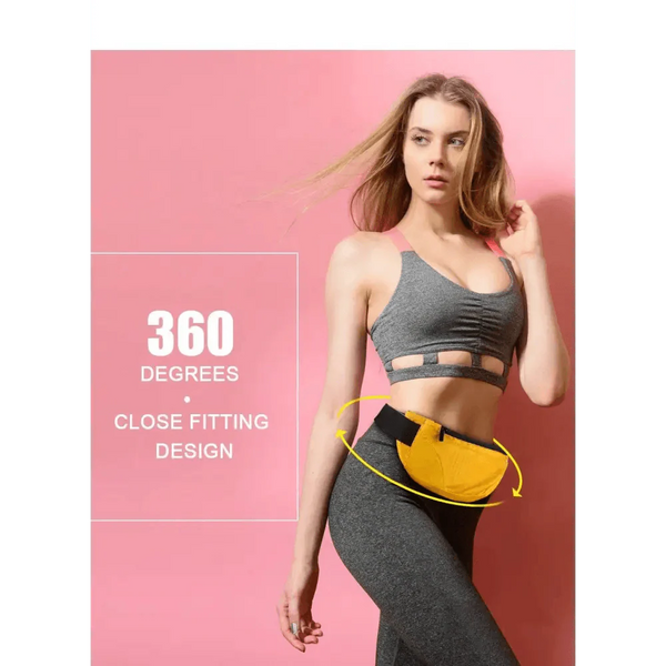 Unique  Running Fanny Pack Sports Belt Bag Stylish Ultra Light Bounce Free Waist Pouch Bag Fitness Workout Belt Sport Waist Pack