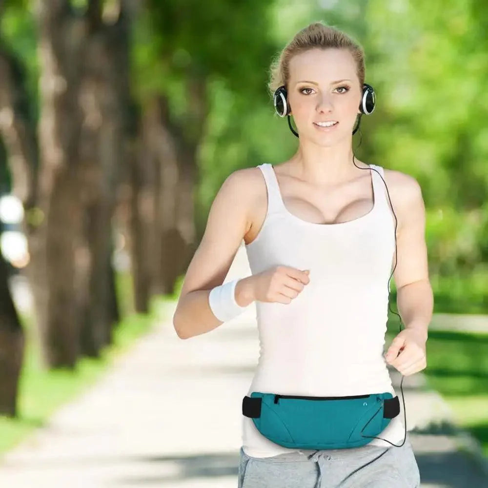 Unique  Running Fanny Pack Sports Belt Bag Stylish Ultra Light Bounce Free Waist Pouch Bag Fitness Workout Belt Sport Waist Pack