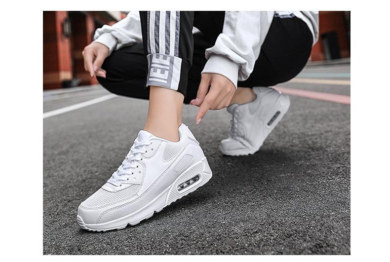 Unisex Air Cushion Sneakers Men's Colorful Casual  Fashion Jogging Sneakers Outdoor Sports Sneakers Lace Up Unisex Walk Women's Air Athletic Running Sneakers