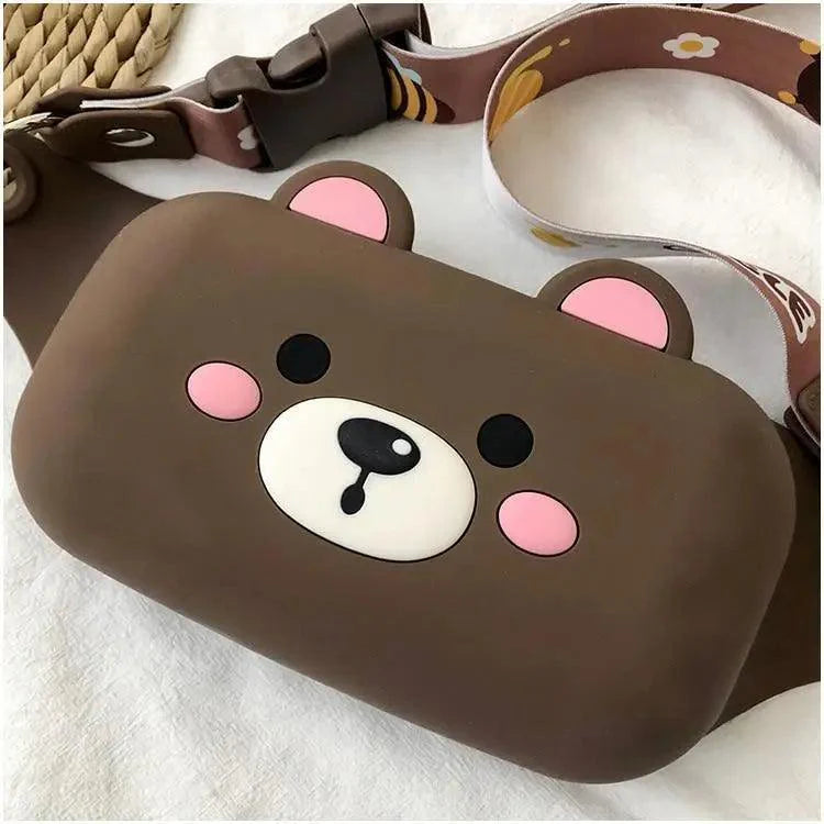 Unisex Cartoon Design Waist Fanny Pack For Traveling Unique Fashion Bag Cute Chest Bag For Women
