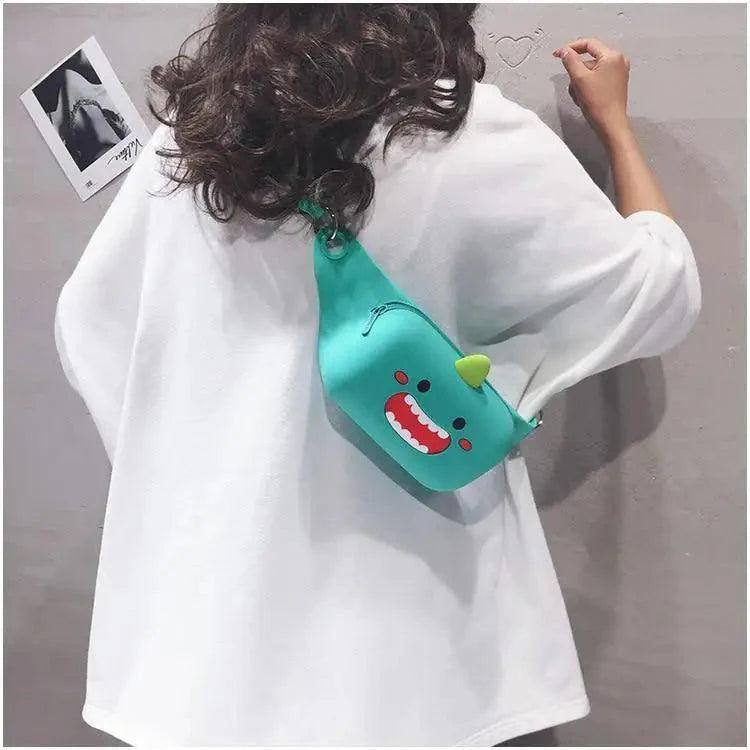 Unisex Cartoon Design Waist Fanny Pack For Traveling Unique Fashion Bag Cute Chest Bag For Women