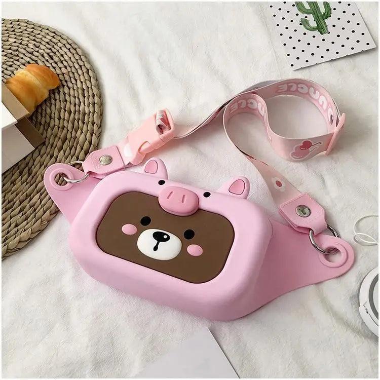 Unisex Cartoon Design Waist Fanny Pack For Traveling Unique Fashion Bag Cute Chest Bag For Women