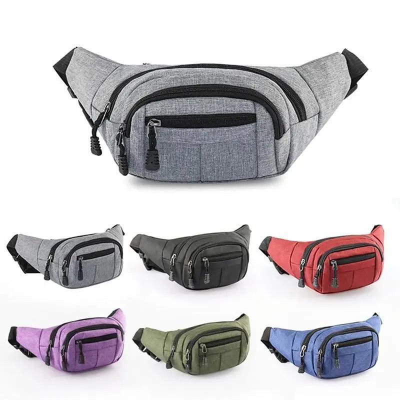 Unisex Casual Chest Belt Simple Waist Bag Adjustable Fanny Pack Pouch Outdoors Traveling Bag