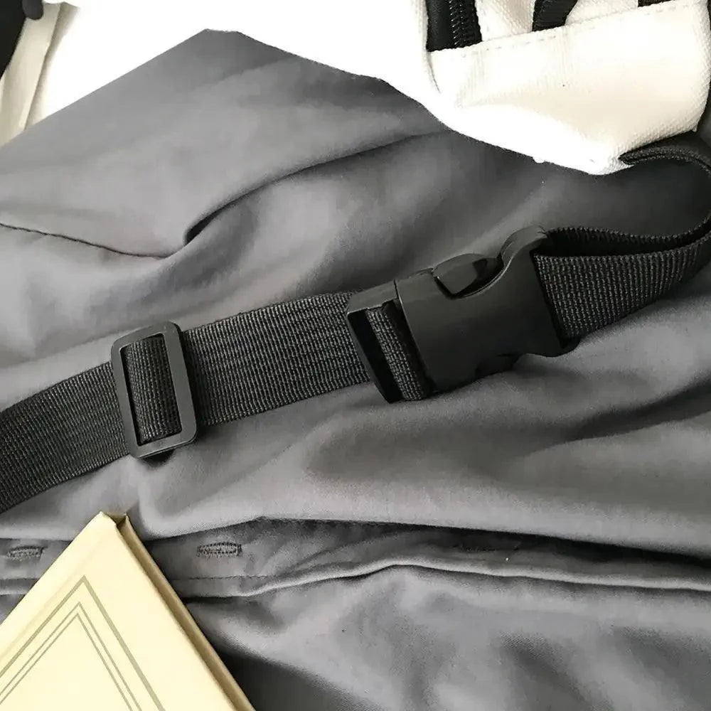 Unisex Casual Stylish Zipper Fanny Black Waist Bag Comfortable Travel Cross Body Bag Large Capacity Bags