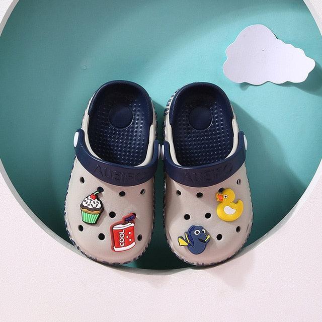 Unisex Children Slippers For Boys Girls New Summer Kids Beach Shoes Baby Toddler Soft Shoes Home Indoor Slippers Summer Lightweight Shockproof Non-Slip Water Shoes Garden Shoes For Beach Pool