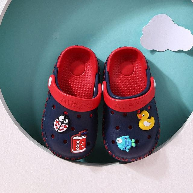 Unisex Children Slippers For Boys Girls New Summer Kids Beach Shoes Baby Toddler Soft Shoes Home Indoor Slippers Summer Lightweight Shockproof Non-Slip Water Shoes Garden Shoes For Beach Pool