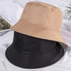 Unisex Double-faced Bucket Hat Colorful Sunscreen Women One Size Hat Outdoor Activities Modern Men Hats