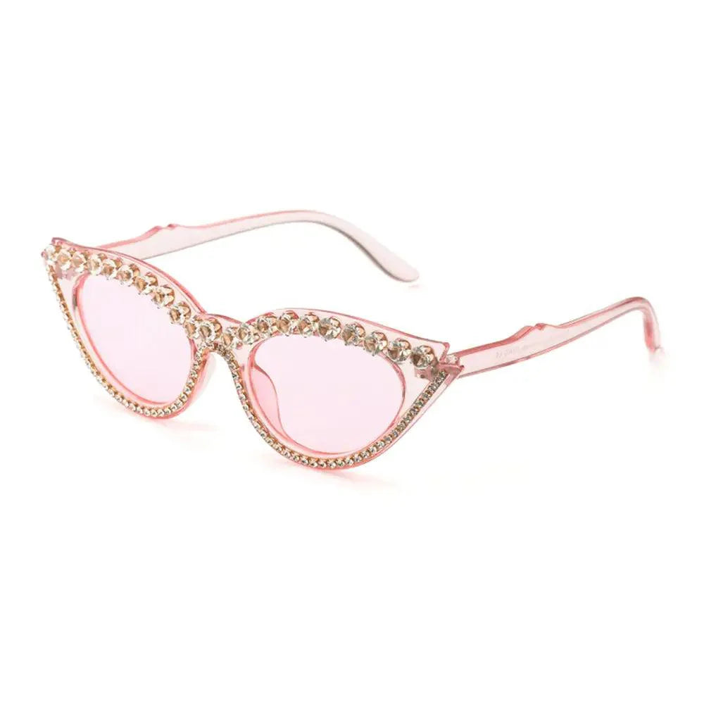 Unisex Elegant Diamond Shape Rimless Sunglasses Vintage Sun Glasses Cute Designs Excellent Gift For Summer