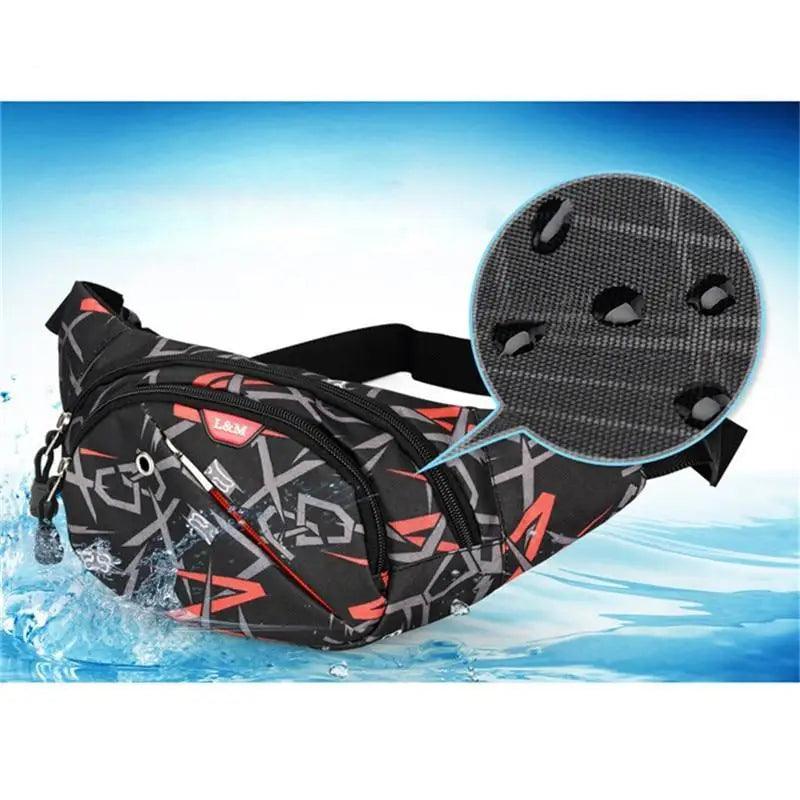 Unisex Fashion Adjustable Belt Travel Bag Running Stylish Outdoor Sports Fanny Pack PU Waterproof Cross Body Waist Bags