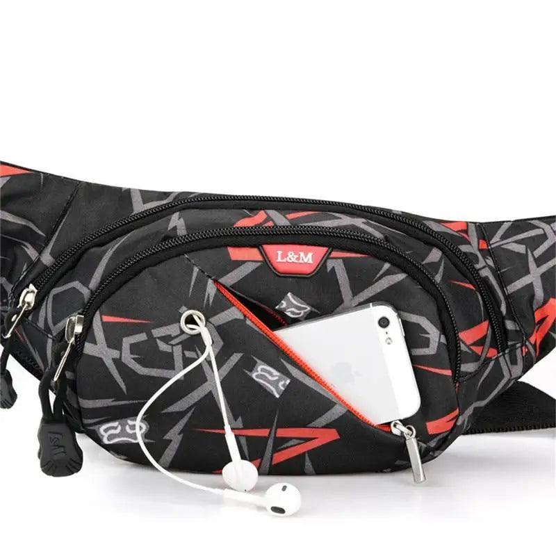 Unisex Fashion Adjustable Belt Travel Bag Running Stylish Outdoor Sports Fanny Pack PU Waterproof Cross Body Waist Bags