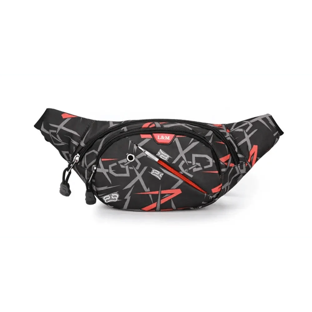 Unisex Fashion Adjustable Belt Travel Bag Running Stylish Outdoor Sports Fanny Pack PU Waterproof Cross Body Waist Bags