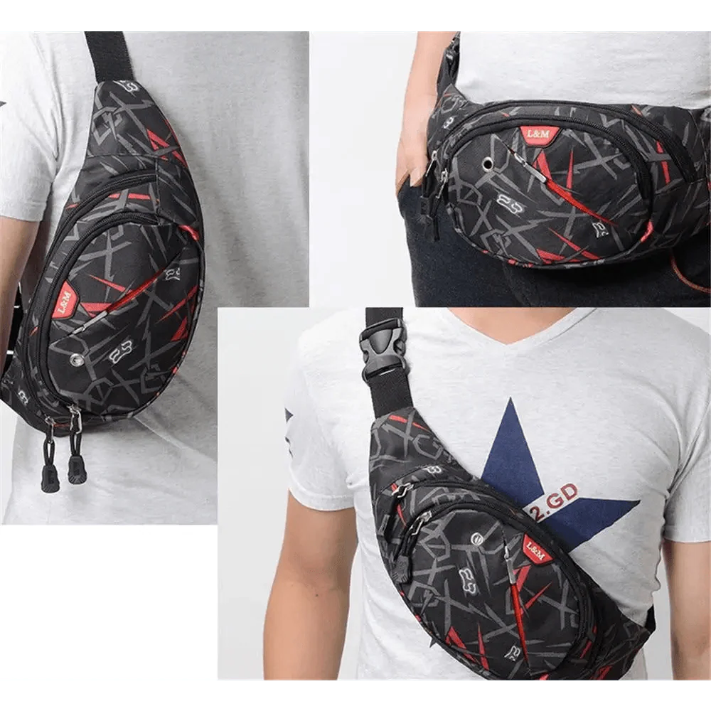 Unisex Fashion Adjustable Belt Travel Bag Running Stylish Outdoor Sports Fanny Pack PU Waterproof Cross Body Waist Bags