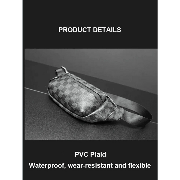 Unisex Luxury Black Fanny Pack Women Belt Bag Waist Purse Cross Body Bag Bum Fashionable Waist Bag For Traveling