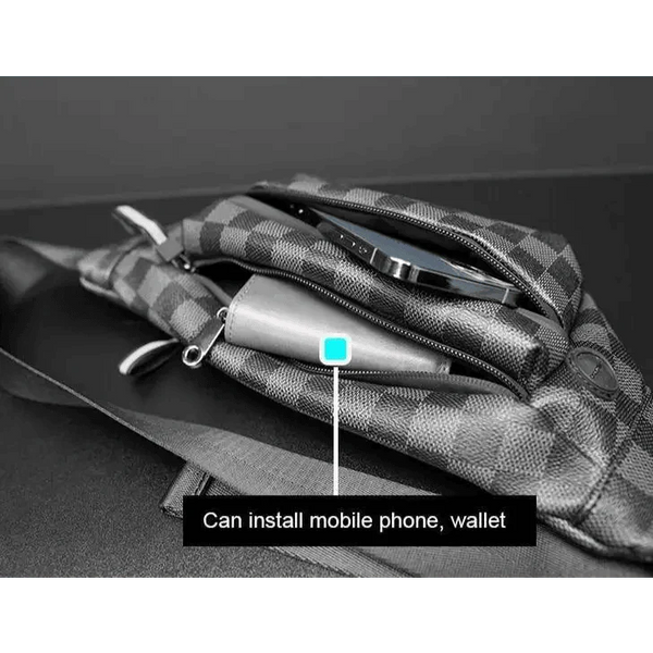 Unisex Luxury Black Fanny Pack Women Belt Bag Waist Purse Cross Body Bag Bum Fashionable Waist Bag For Traveling