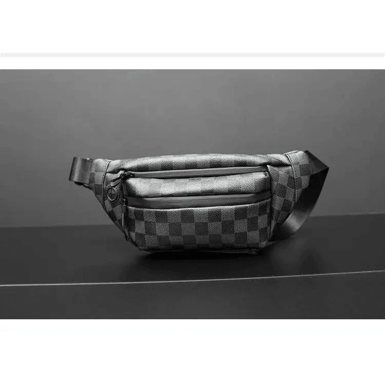 Unisex Luxury Black Fanny Pack Women Belt Bag Waist Purse Cross Body Bag Bum Fashionable Waist Bag For Traveling