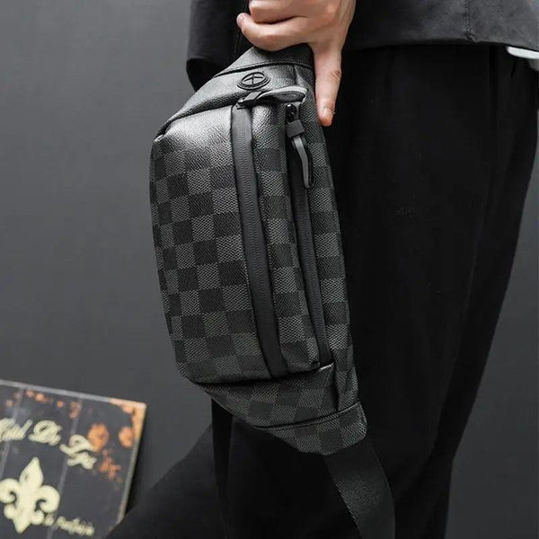 Unisex Luxury Black Fanny Pack Women Belt Bag Waist Purse Cross Body Bag Bum Fashionable Waist Bag For Traveling