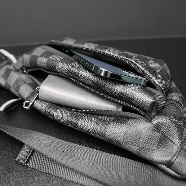 Unisex Luxury Black Fanny Pack Women Belt Bag Waist Purse Cross Body Bag Bum Fashionable Waist Bag For Traveling