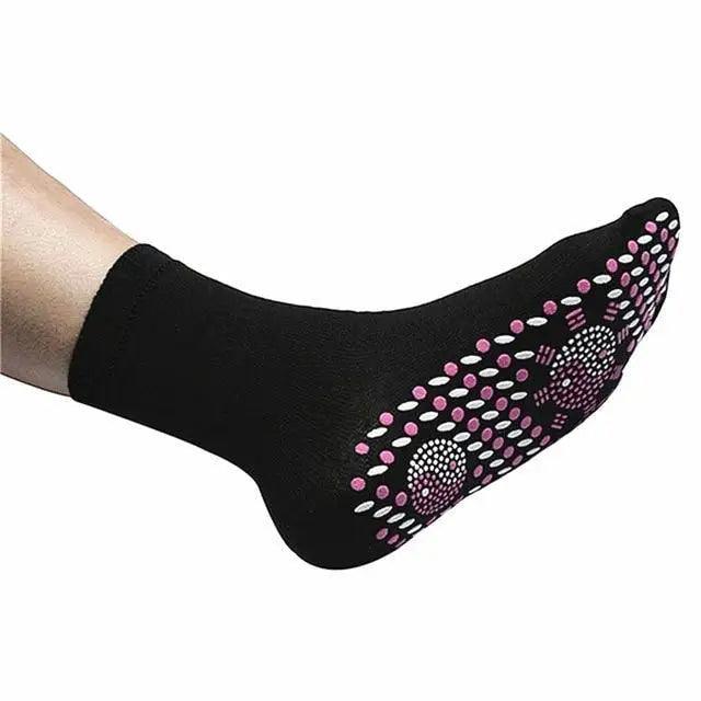 Unisex Self-heating Magnetic Socks  Self-warming Comfortable Winter Warm Massage Soft Pain Relieve Socks