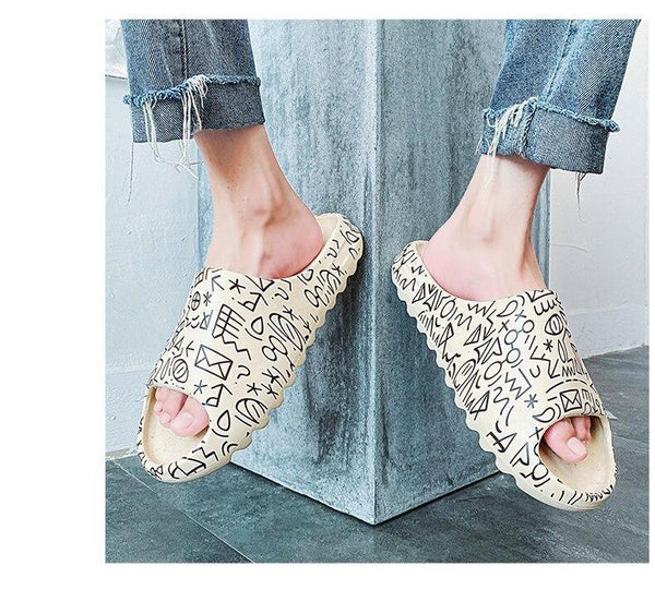 Unisex Slippers For Boy Girl Home Summer Women Home Flip Flops Soft Bottom Unisex Slides Beach EVA Open Toe Soft Slippers Non-Slip Soft Shower Spa Bath Pool Gym House Indoor Sandals