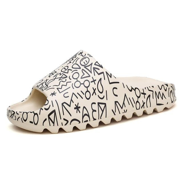 Unisex Slippers For Boy Girl Home Summer Women Home Flip Flops Soft Bottom Unisex Slides Beach EVA Open Toe Soft Slippers Non-Slip Soft Shower Spa Bath Pool Gym House Indoor Sandals